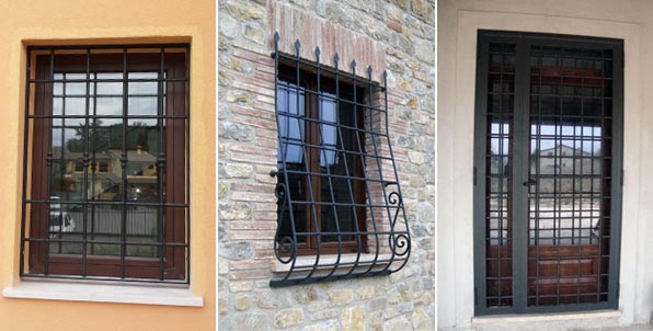grate finestre ferro battuto prezzi idee per la casa On grate in ferro battuto immagini